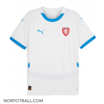 Billige Fotballdrakt Tsjekkia Republic Replika Bortedrakt EM 2024 Kortermet